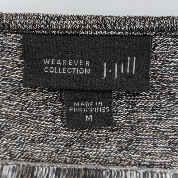 J. Jill Wearever Collection Grey Long Sleeve Dress - Picture 6 of 8